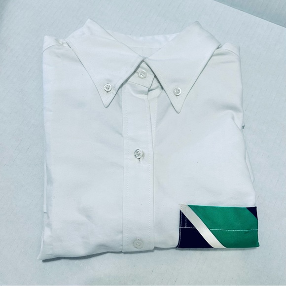THOM BROWNE STRIPE POCKET POINT COLLAR BUTTON DOWN - Picture 3 of 15